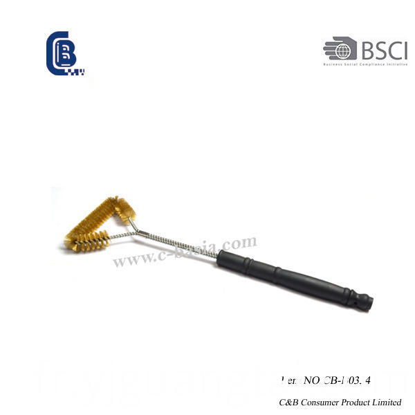 Brosse à griller, brosse à gril à 3 côtés, brosse de nettoyage à gril